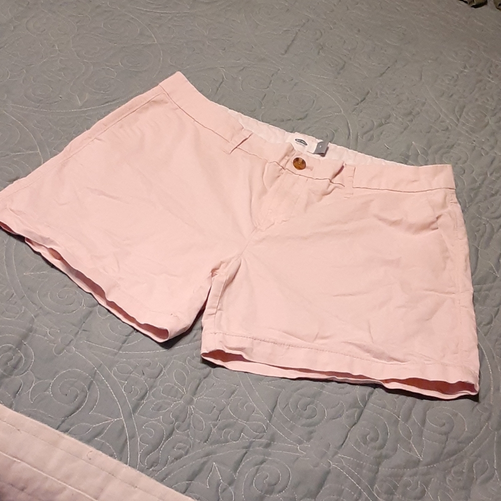 Powder pink shorts old navy sz 8